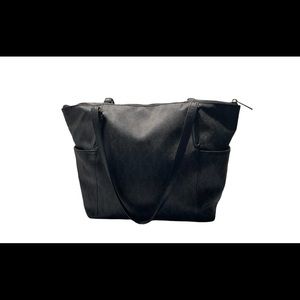 Michael Kors MK logo black leather purse (Authentic)